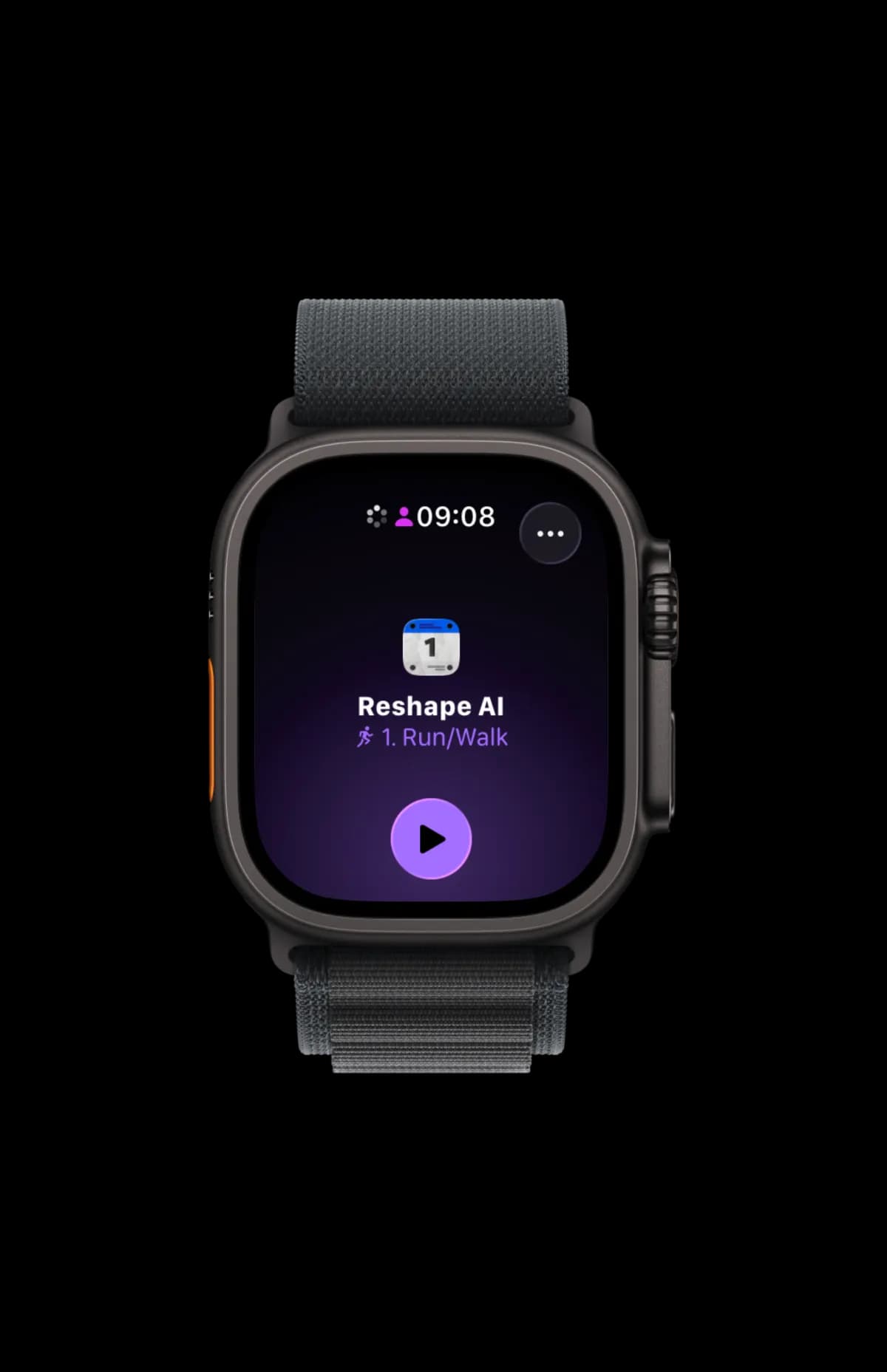 Reshape workout shown on Apple Watch